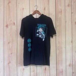 My Hero Academia Plus Ultra Hoodie Tshirt Black Size Large Anime Tee